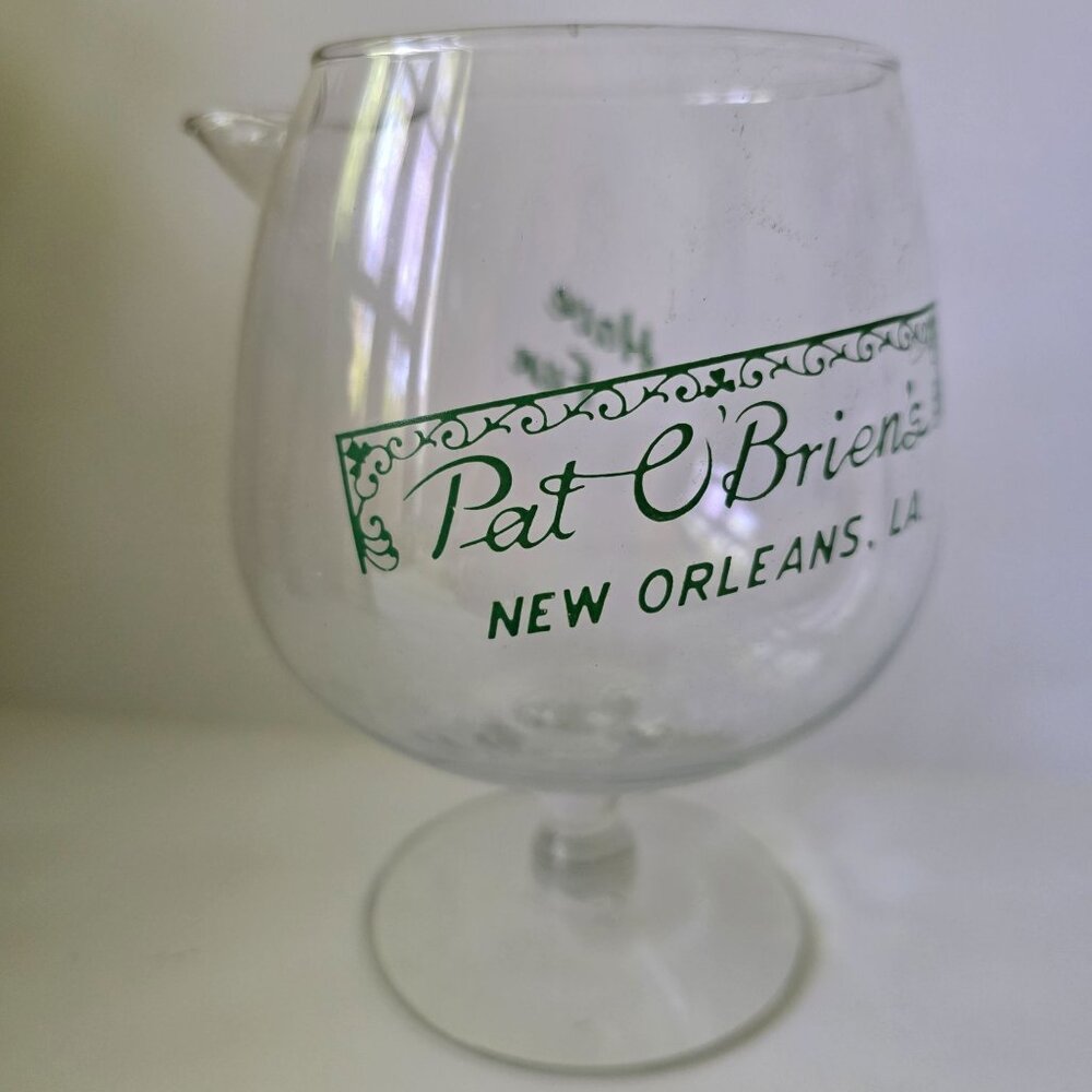 Pat O'Brien's New Orleans Louisiana Hurricane Glass Pitcher Have Fun!